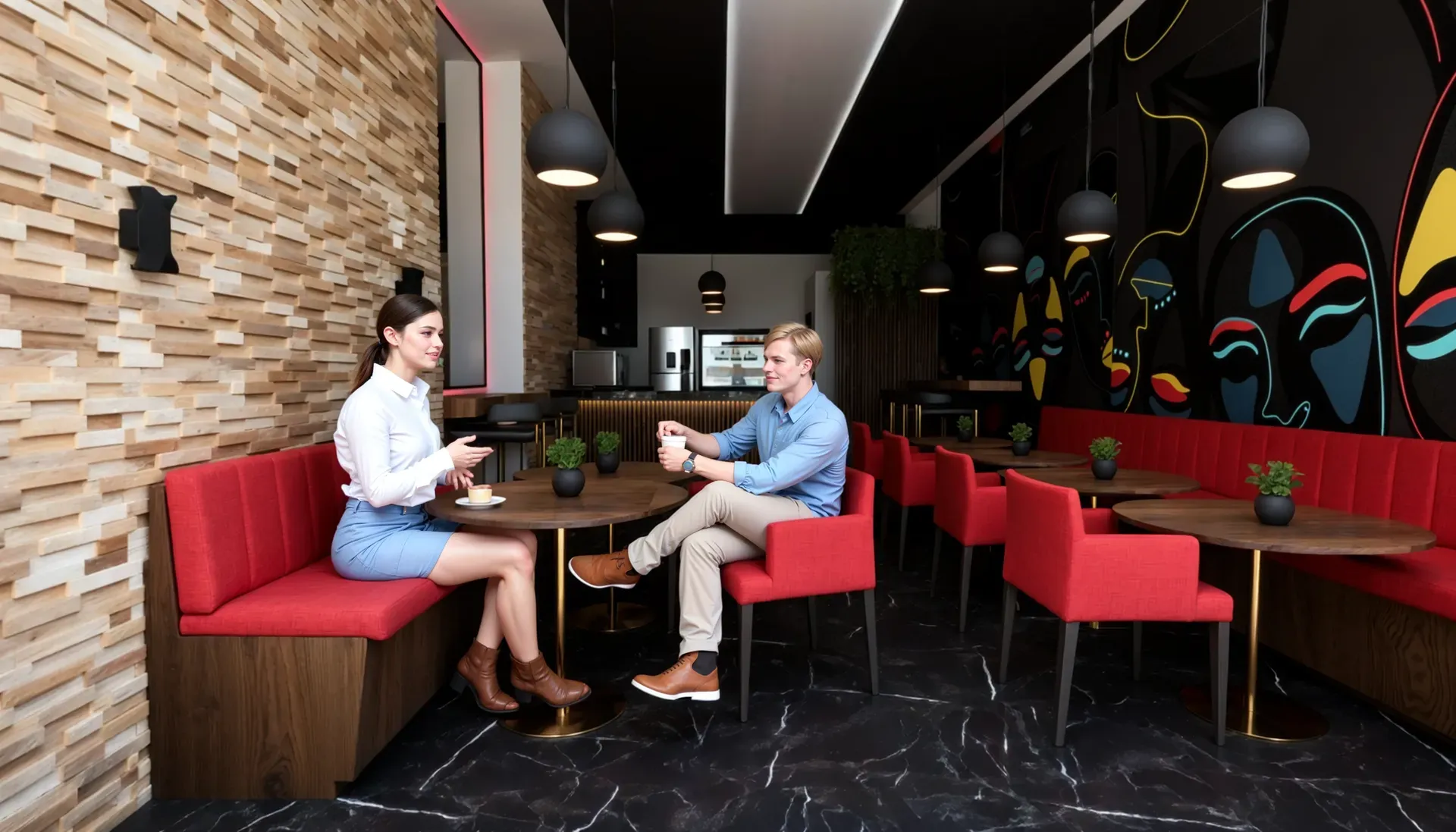 Render de Brûlée Cafe & Bar - Entrada